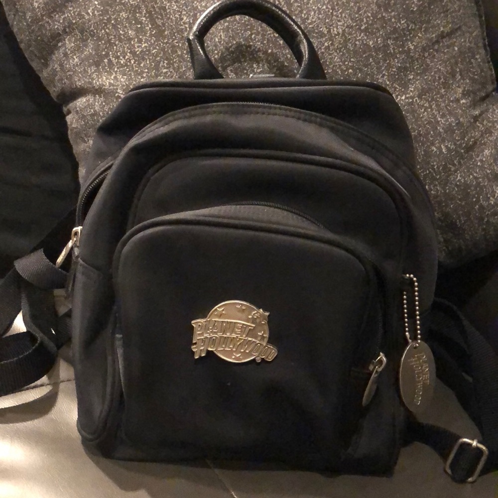 Vintage Planet Hollywood Backpack Purse